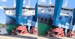 Container Ship Bump: CMA CGM Vessel Involved in Docking Incident in Hamburg