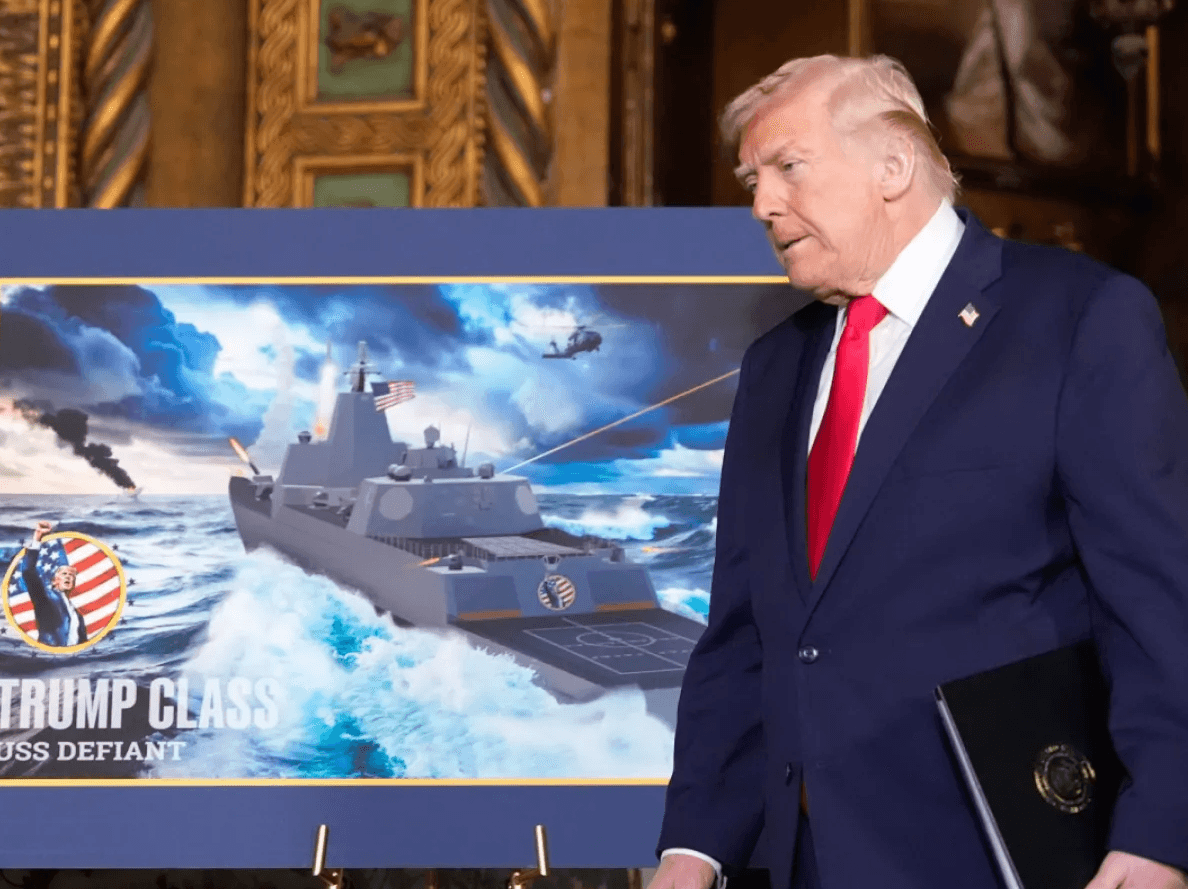 Trump announces Trump-class battleship as flagship of new U.S. Navy fleet