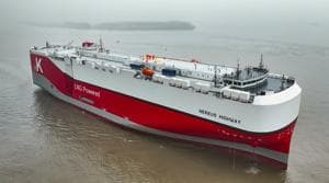 K Line expands European shipping fleet with four LNG car carriers