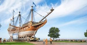 Historic Batavia reconstruction moved to new museum location