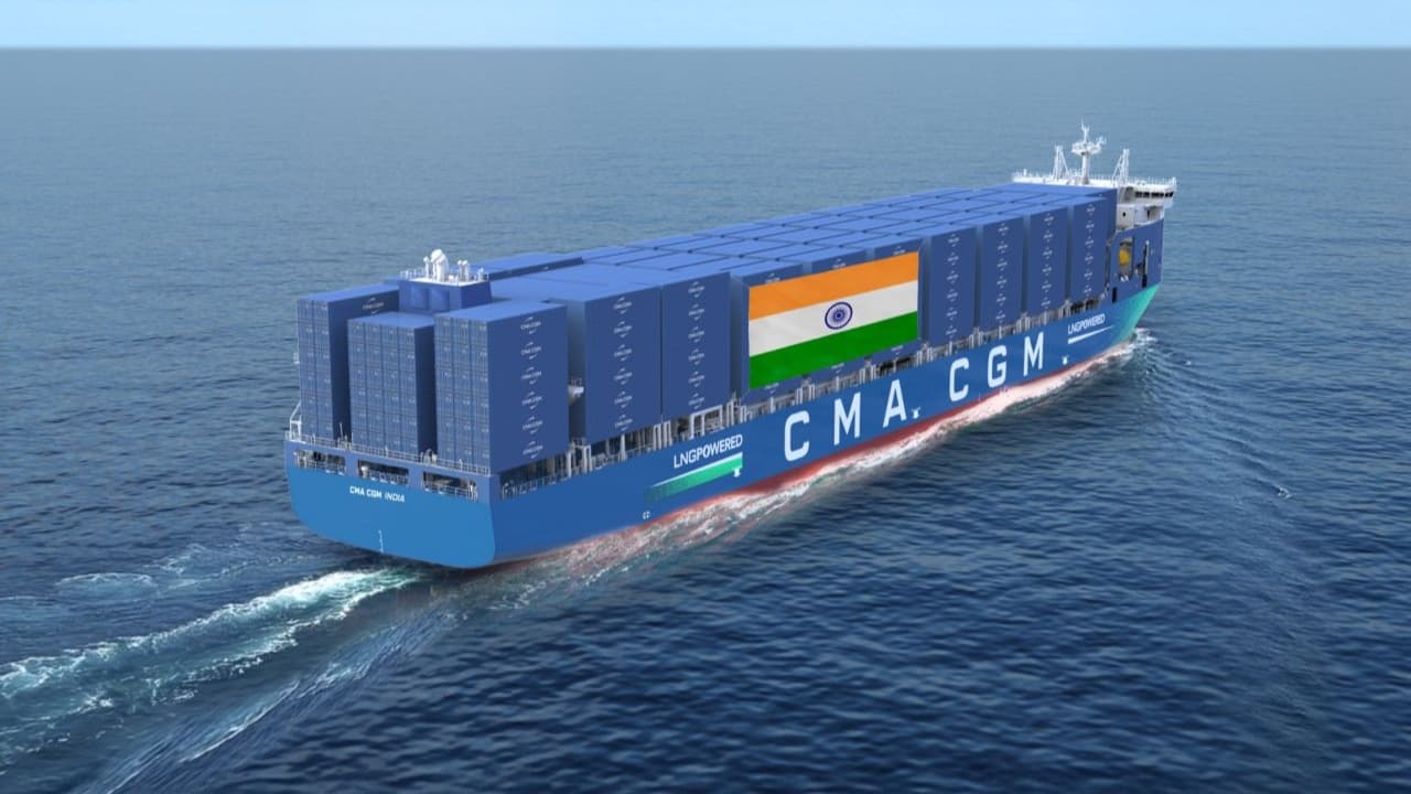 CMA CGM orders six LNG-powered containerships in India