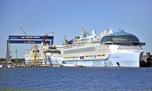 Royal Caribbean receives new LNG-powered cruise ship