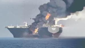 Two Oil Tankers Collide and Catch Fire off Khorfakkan