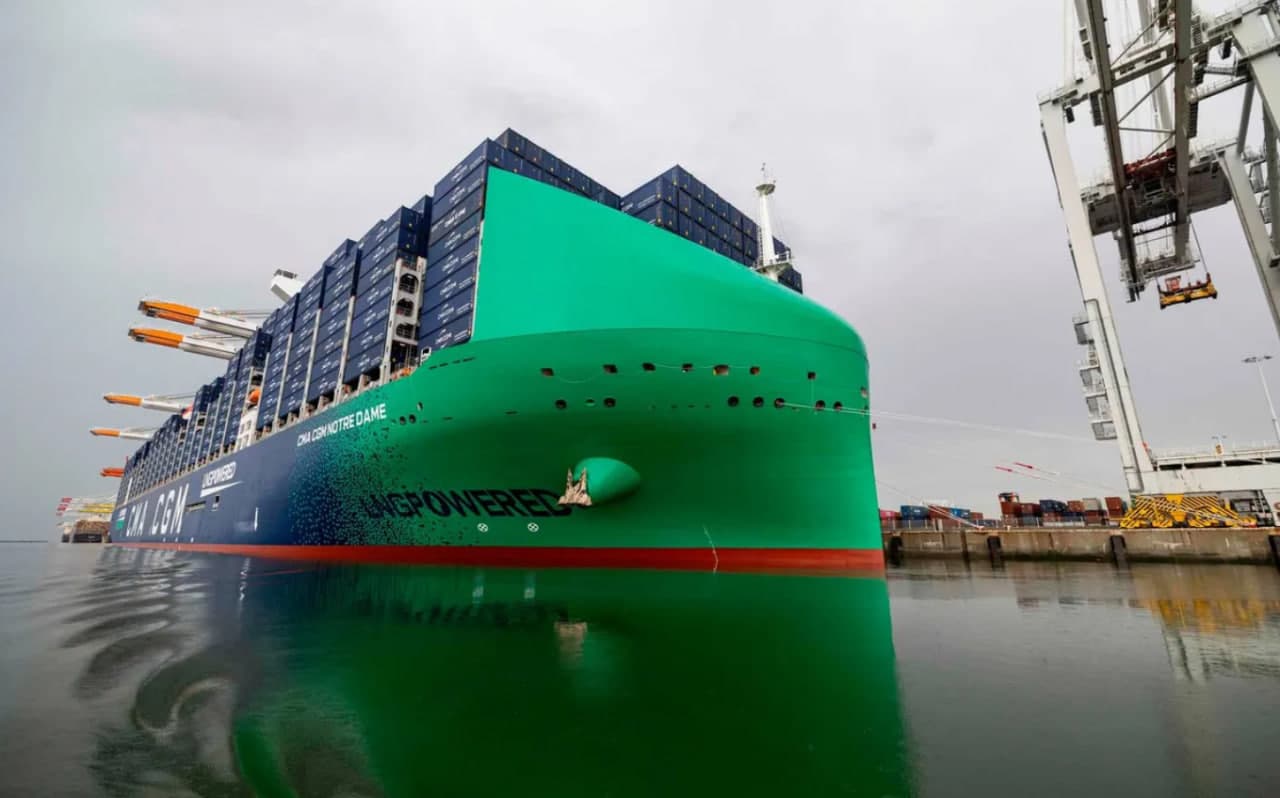 CMA CGM launches largest containership under French flag