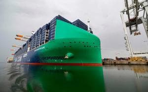CMA CGM launches largest containership under French flag